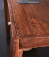 Suna Solid Sheesham Wood Console Table with Drawer Storage (Honey Finish) - Image 5