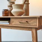Oslo Solid Acacia Console Table - Image 5