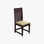 Arolph Sheesham Wood 6 Seater Dining Table Set with Bench (Walnut Finish) - Image 6