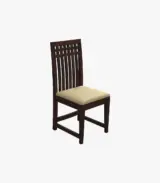 Arolph Sheesham Wood 6 Seater Dining Table Set (Walnut Finish) - Image 6
