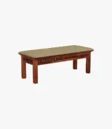 Arolph Sheesham Wood 6 Seater Dining Table Set with Bench (Honey Finish) - Image 6