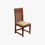 Arolph Sheesham Wood 6 Seater Dining Table Set (Honey Finish) - Image 7