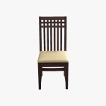 Arolph Sheesham Wood 6 Seater Dining Table Set with Bench (Walnut Finish) - Image 7