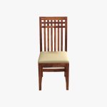Arolph Sheesham Wood 4 Seater Dining Table Set (Honey Finish) - Image 8