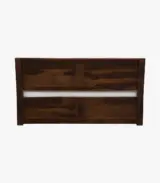 Almen Sheesham Wood Queen Size Bed with Box Storage (Teak Finish)