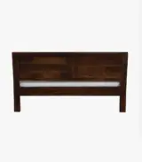 Almen Sheesham Wood Queen Size Bed without Storage (Teak Finish)