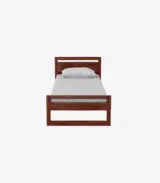 Avyan Sheesham Wood Single Bed without Storage (Provincial Teak Finish)
