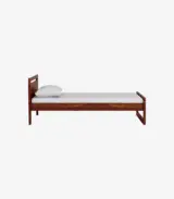 Avyan Sheesham Wood Single Bed without Storage (Provincial Teak Finish)