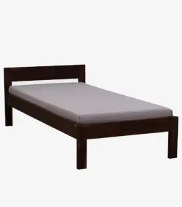 Onkel Sheesham Wood Single Bed without Storage (Provincial Teak Finish)