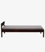 Onkel Sheesham Wood Single Bed without Storage (Provincial Teak Finish)