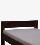 Onkel Sheesham Wood Single Bed without Storage (Provincial Teak Finish)