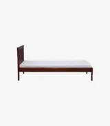 Ova Sheesham Wood Single Bed without Storage (Honey Oak Finish)