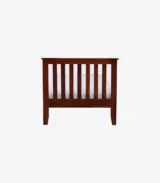 Ova Sheesham Wood Single Bed without Storage (Honey Oak Finish)