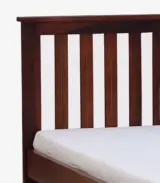 Ova Sheesham Wood Single Bed without Storage (Honey Oak Finish)