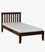 Ova Sheesham Wood Single Bed without Storage (Provincial Teak Finish)
