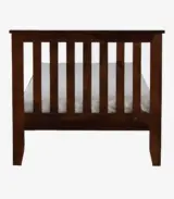 Ova Sheesham Wood Single Bed without Storage (Provincial Teak Finish)