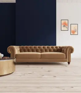Wonston Four Seater Sofa Set (Brown Finish)
