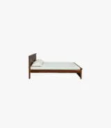 Zurndolf Sheesham Wood Queen Size Bed without Storage (Provincial Teak Finish)