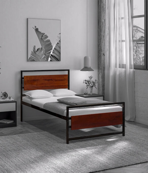Hairi Single Bed In Honey Oak Colour