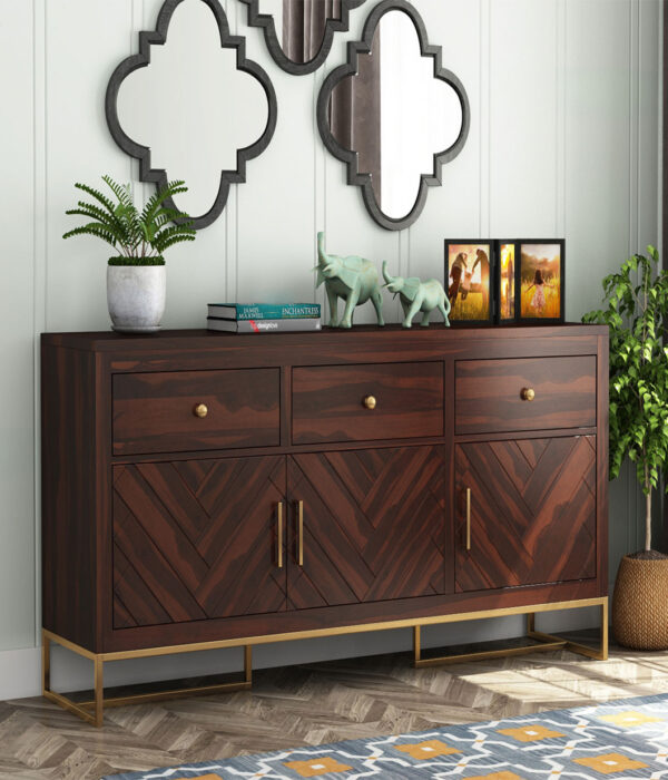 Jett Sheesham Wood Cabinet and Sideboard