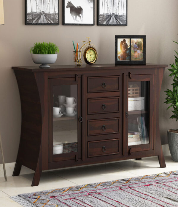 Reveka Sheesham Wood Sideboard and Cabinets