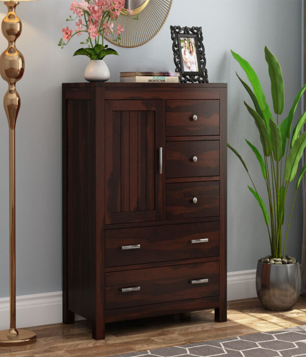 Avalon 5-Drawer Wooden Chest Of Drawers