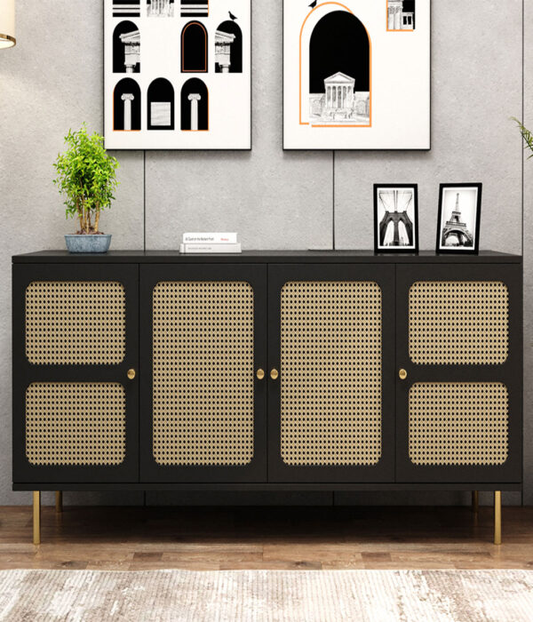 Radical Cane Cabinets and Sideboard