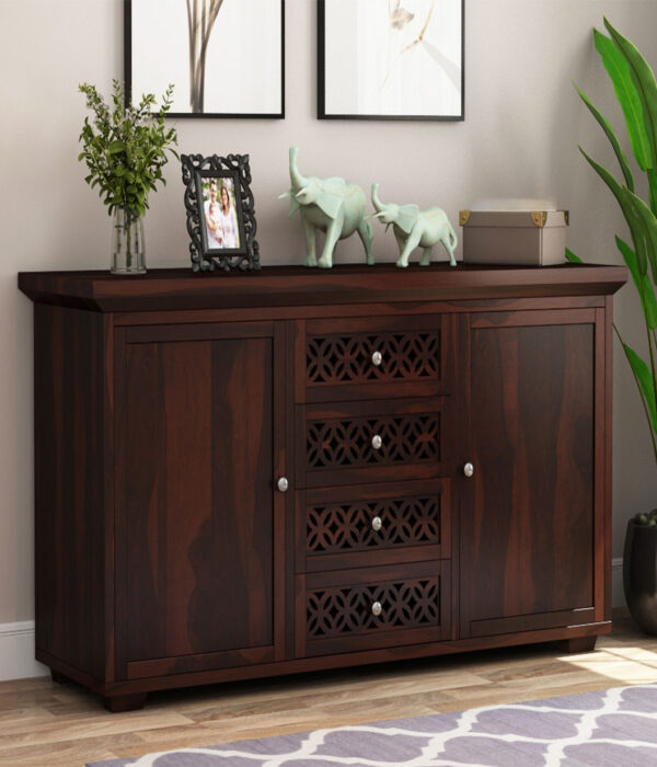 Cambrey Sheesham Wood Storage Cabinets and Sideboard