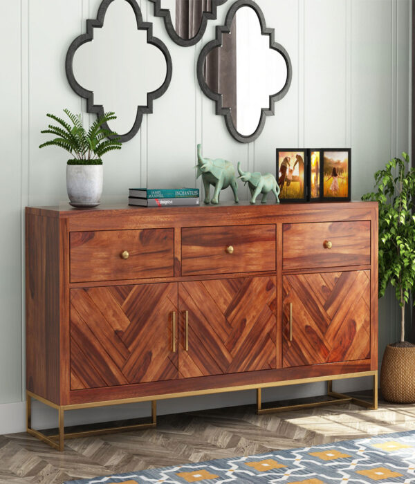 Jett Sheesham Wood Cabinet and Sideboard