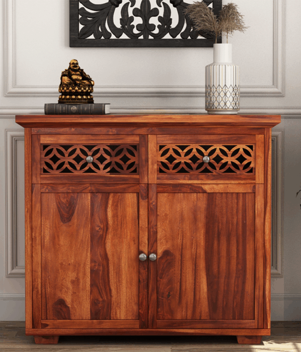 Cambrey Mini Sheesham wood Sideboard and Cabinet