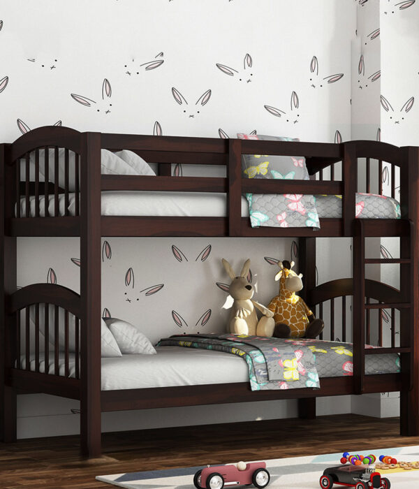 Darla Bunk Bed (Walnut Finish)
