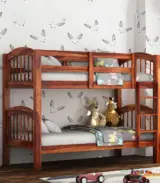 Dorla Sheesham Wood Bunk Bed without Storage (Honey Finish)