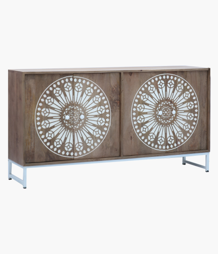 Rezzan Metal Living Room Cabinets and Sideboards