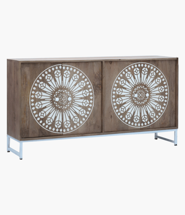 Rezzan Metal Living Room Cabinets and Sideboards