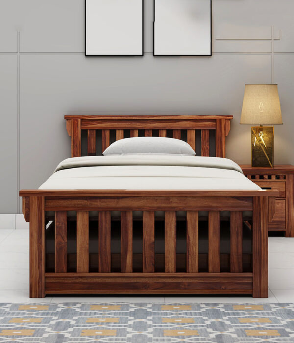 Kendra Trundle Bed (Honey Finish)