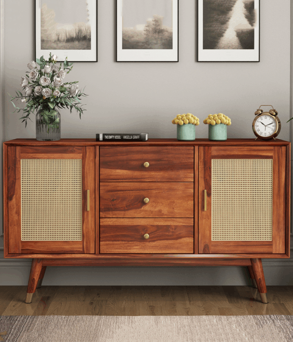 Iriana Cane Cabinets and Sideboard