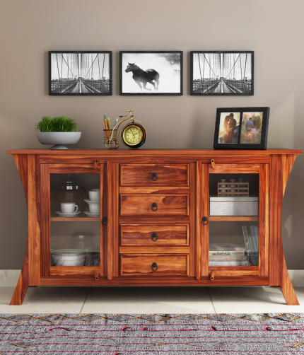 Reveka Sheesham wood Sideboard and Cabinet