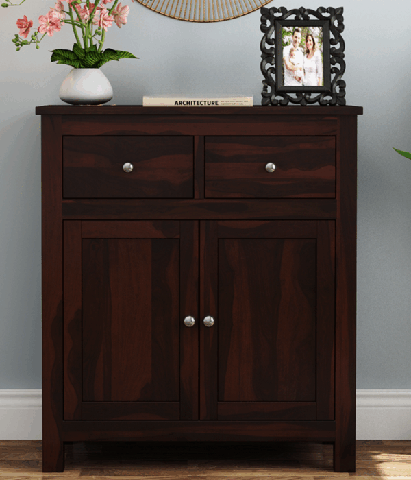 Clovis Sheesham wood Cabinet With Drawers
