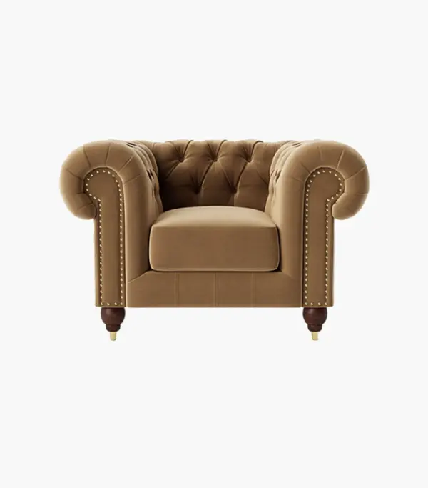 Wonston Armchair – Brown Finish