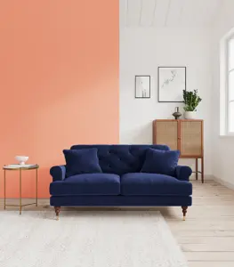 Sidbory 2 Seater Sofa Set | Purple Finish | Modern Build