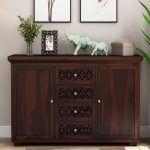 Cambrey Sheesham Wood Storage Cabinets and Sideboard - Image 2