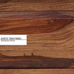 Fairmont Sheesham Wood King Size Bed In Scratch Resistant Rustic Teak Finish - Image 2