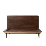 Fresco Double Bed Frame with Light Brown Natural Mango Wood - Image 2