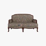 Margret 2 Seater Sofa (Cotton, Grey Robins) - Image 2