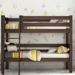 Hout Kids Bed (Walnut Finish) - Image 2