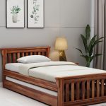 Kendra Trundle Bed (Honey Finish) - Image 2