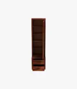 Amberdeen Sheesham Wood Dressing Table with Storage and Drawers (Honey Finish) - Image 2