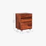 Frodo Study Table Cum Shelf (Honey Finish) - Image 4