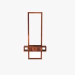 Morse Wall Mounted Dressing Table (Honey Finish) - Image 2