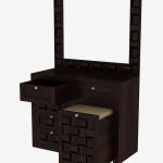 Howler Dressing Table (Walnut Finish) - Image 2